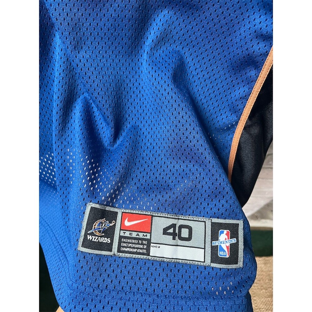 Michael Jordan Washington Wizards #23 Nike NBA Authentic Jersey Blue - Picture 6 of 6